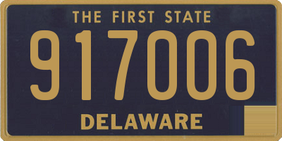 DE license plate 917006