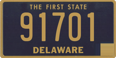 DE license plate 91701