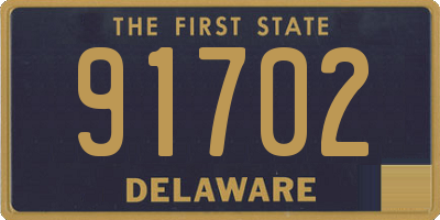 DE license plate 91702