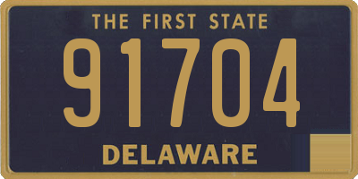 DE license plate 91704