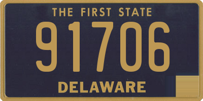 DE license plate 91706