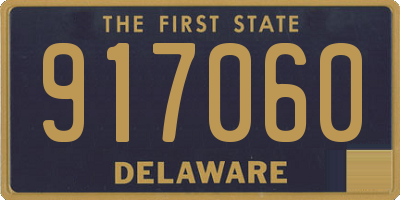 DE license plate 917060