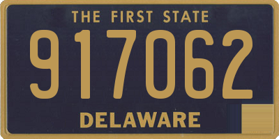 DE license plate 917062