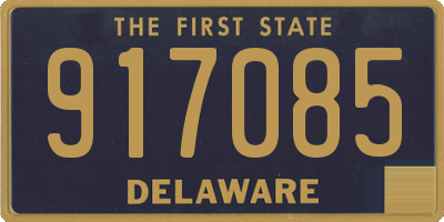 DE license plate 917085