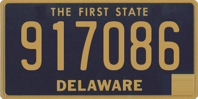 DE license plate 917086