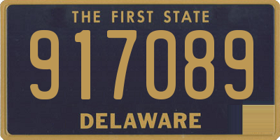 DE license plate 917089