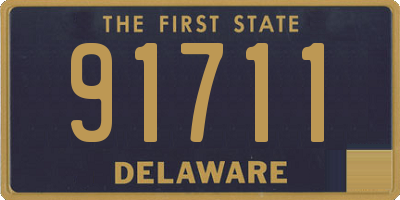 DE license plate 91711
