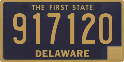 DE license plate 917120