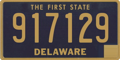 DE license plate 917129