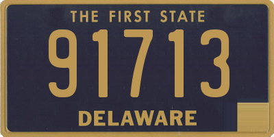 DE license plate 91713