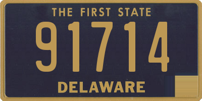 DE license plate 91714