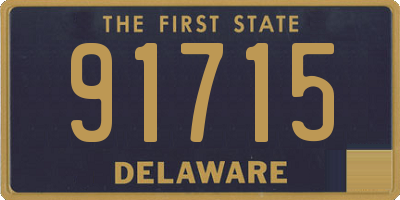 DE license plate 91715