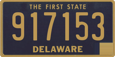 DE license plate 917153
