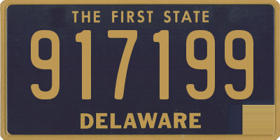 DE license plate 917199