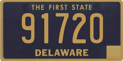 DE license plate 91720