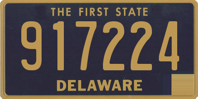 DE license plate 917224