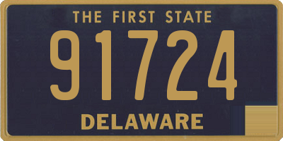 DE license plate 91724