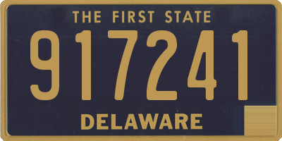 DE license plate 917241