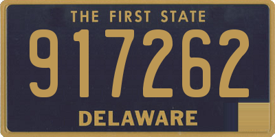 DE license plate 917262