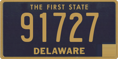 DE license plate 91727