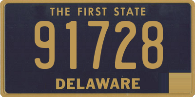 DE license plate 91728