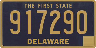 DE license plate 917290