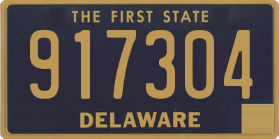 DE license plate 917304