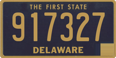 DE license plate 917327
