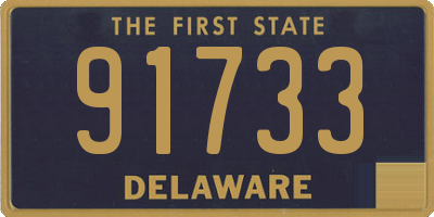 DE license plate 91733