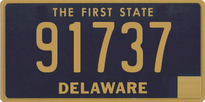 DE license plate 91737