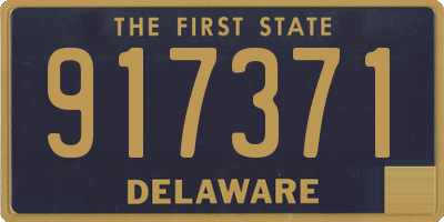 DE license plate 917371