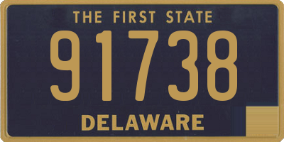DE license plate 91738
