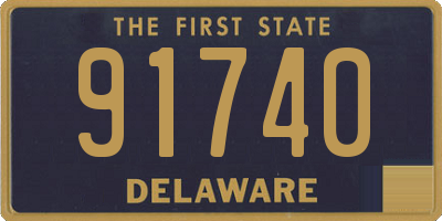 DE license plate 91740