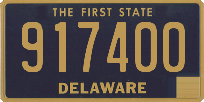 DE license plate 917400