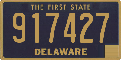 DE license plate 917427