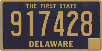 DE license plate 917428
