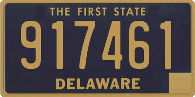 DE license plate 917461