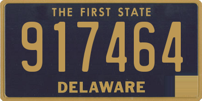 DE license plate 917464