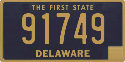 DE license plate 91749