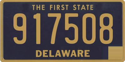DE license plate 917508