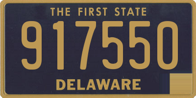 DE license plate 917550