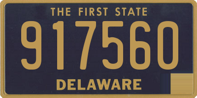 DE license plate 917560
