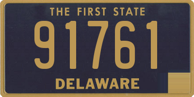 DE license plate 91761