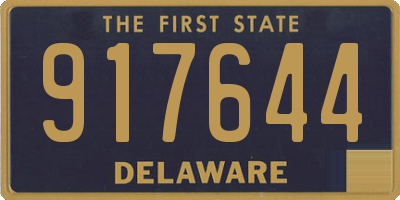 DE license plate 917644