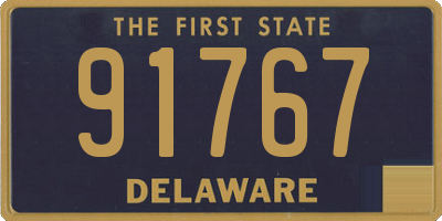 DE license plate 91767