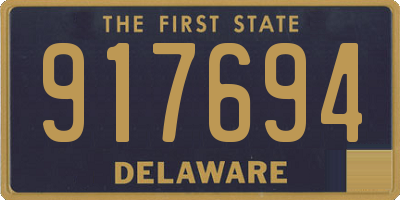 DE license plate 917694