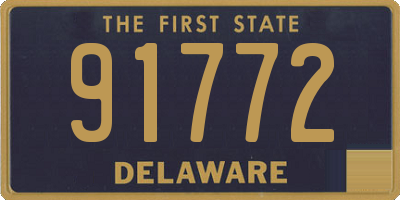 DE license plate 91772