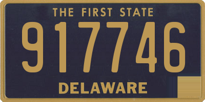 DE license plate 917746