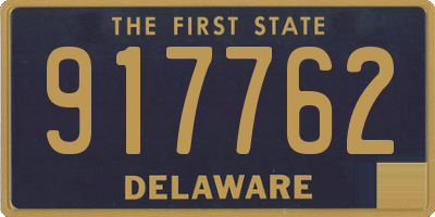 DE license plate 917762