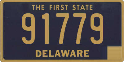 DE license plate 91779